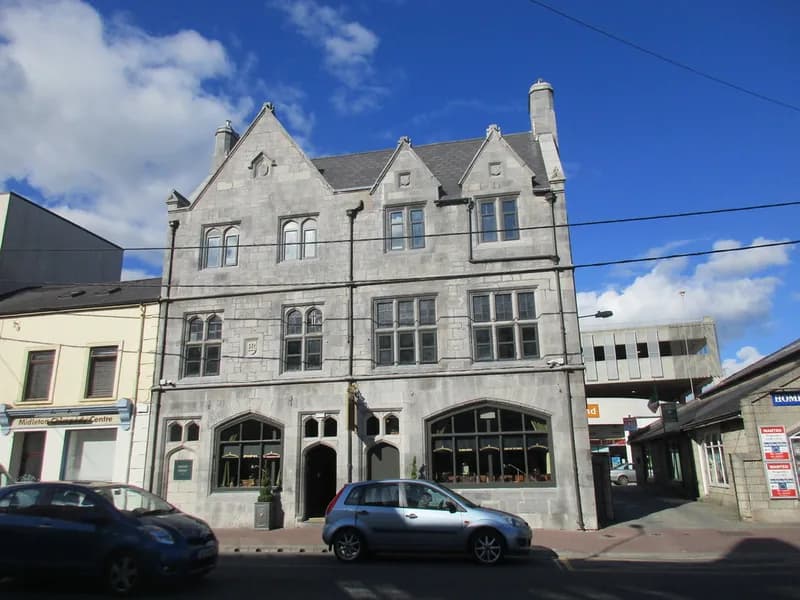 The Gothic Revival limestone building on Main Street, Midleton, Co. Cork