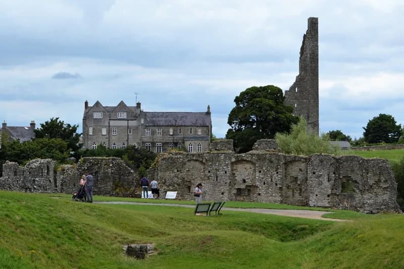 The Yellow Steeple and the ruins of St Mary's Abbey at Trim