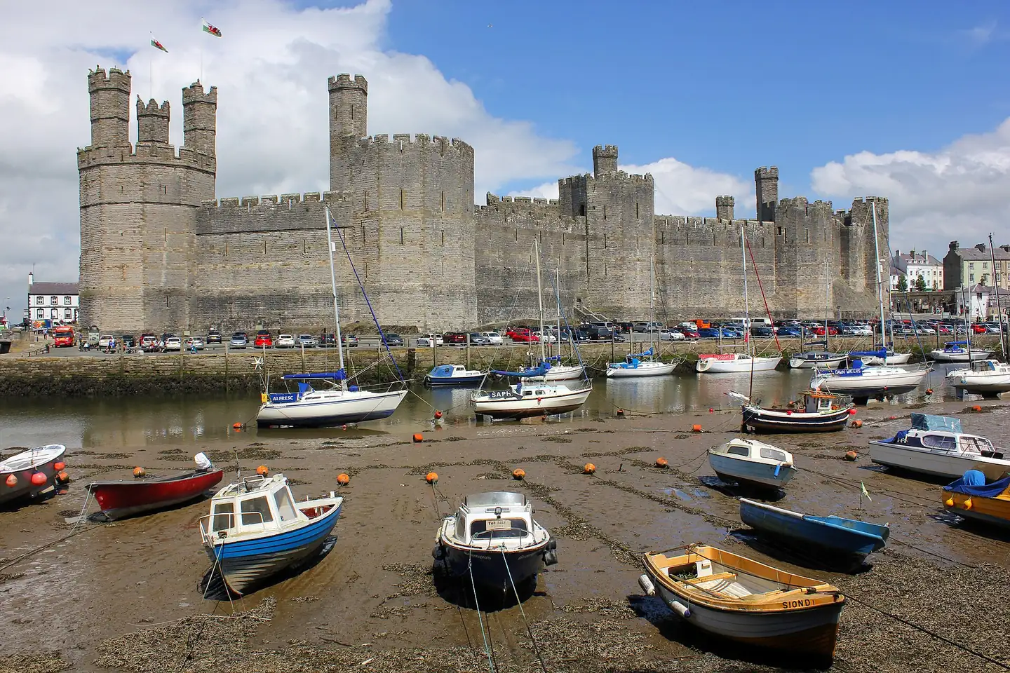 Caernarfon scenic view