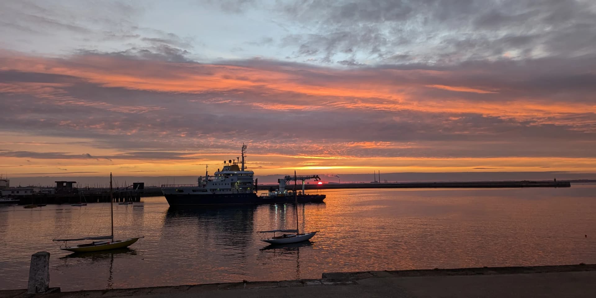 Dún Laoghaire scenic view
