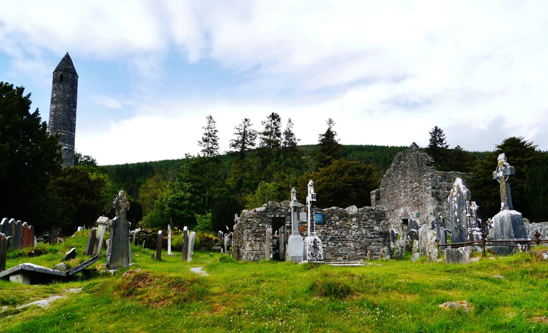 Glendalough scenic view