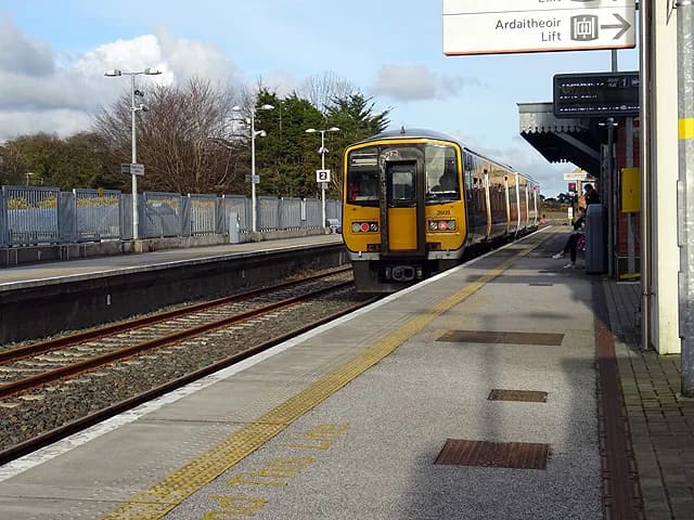 Travelling to Midleton by Commuter train