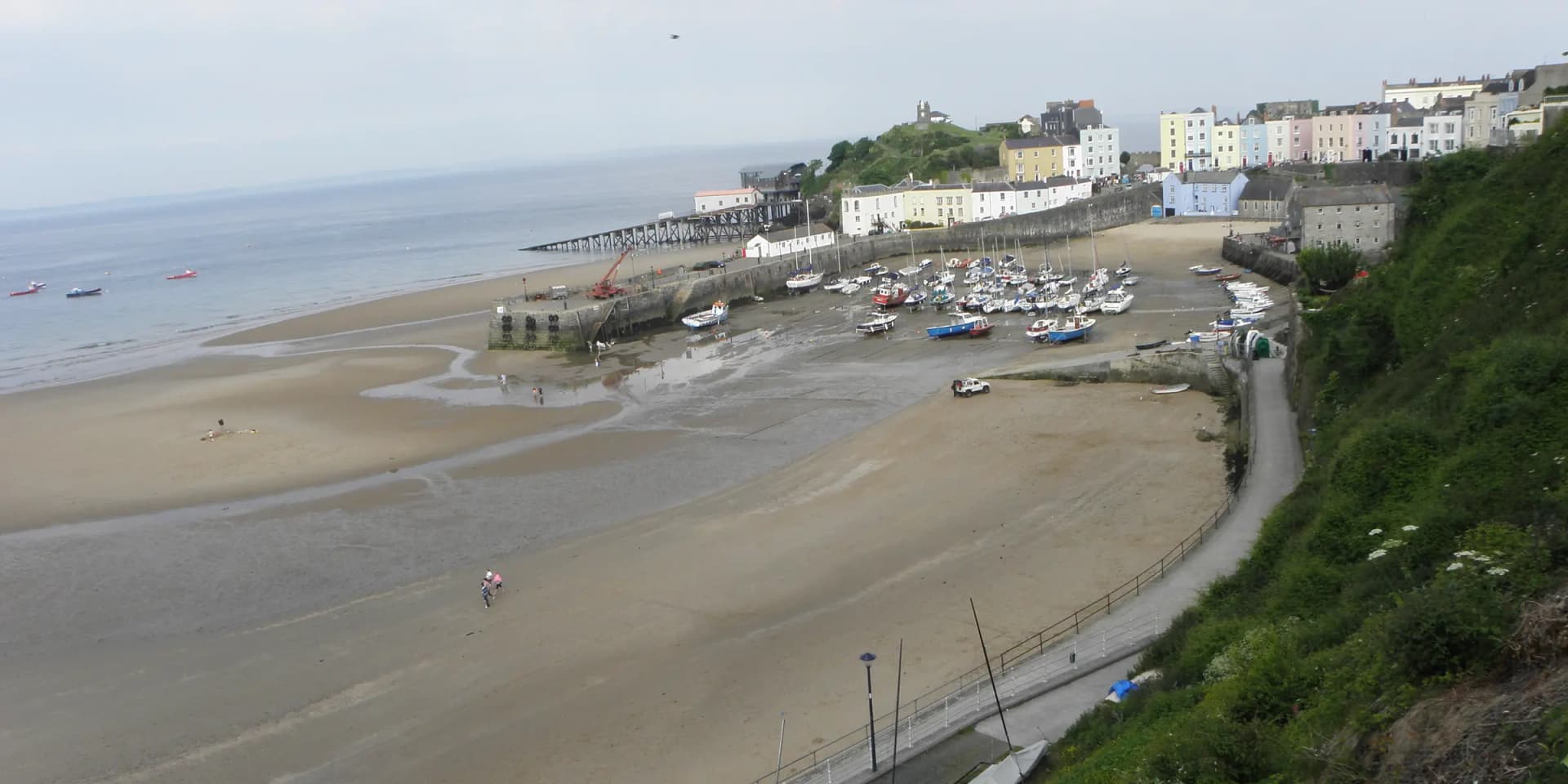Tenby scenic view