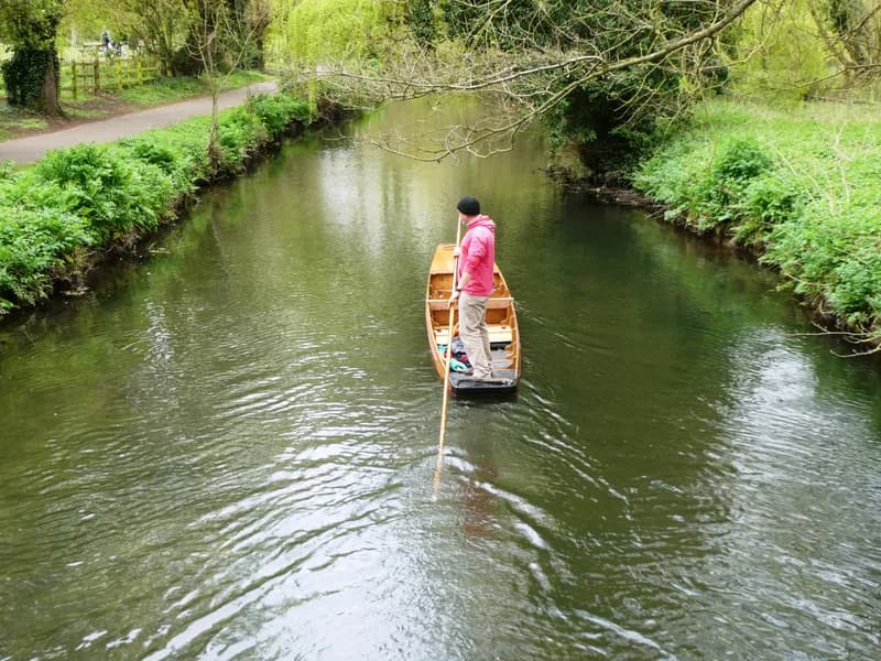 Punting on the River Stour